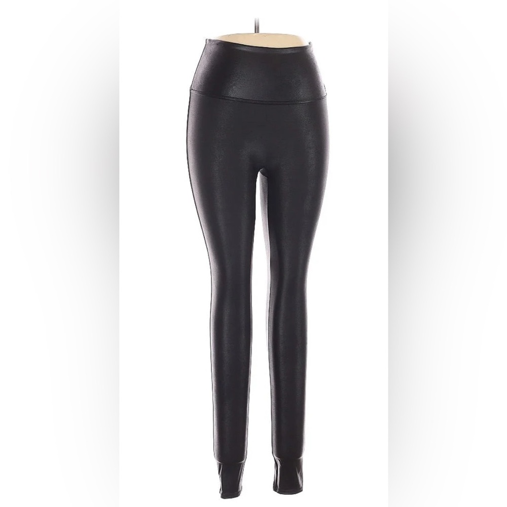 SPANX Shiny Black Leggings